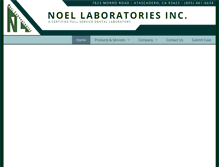 Tablet Screenshot of noellabs.com